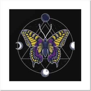 Intersex Butterfly Posters and Art